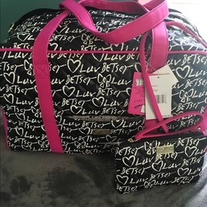 Betsey Johnson Large Weekender Duffle